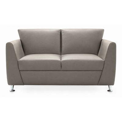 Sofá para Área de Descanso - GEBESA PRISMA - 2 Plazas - Asiento y Respaldo Tapizado - GDP280P2TP - GEBESA - NOGAL BEAT - Sillón Ocasional