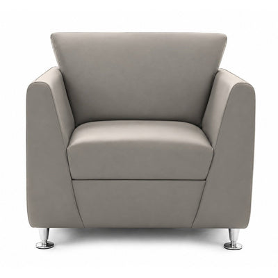 Sofá para Área Lounge - GEBESA PRISMA - 1 Plaza - Asiento y Respaldo Tapizado - GDP280P1TP - GEBESA - NOGAL BEAT - Sillón Ocasional
