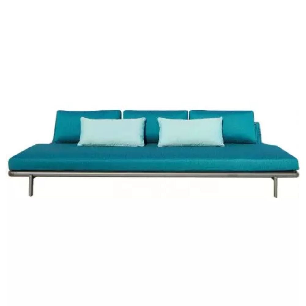 SOFÁ RESOL ANTHEA 3 PLAZAS | Sofá para Sala de Estar | Estructura de Aluminio Lacada | Cojines y Tapizados Idóneos para Exterior | Interior + Exterior - 70236 - Resol - NOGAL BEAT - Sillon