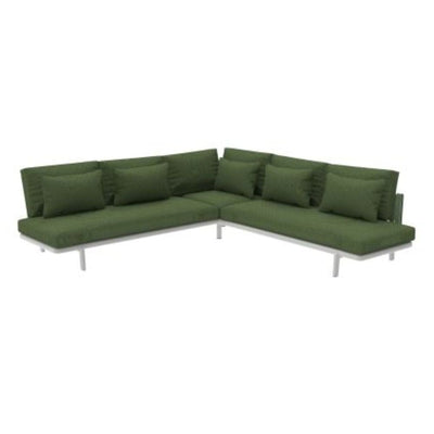 SOFÁ RESOL ANTHEA SYSTEM A | Sofá para Sala de Estar | Estructura de Aluminio Lacada | Cojines y Tapizados Idóneos para Exterior | Interior + Exterior - 70148 - Resol - NOGAL BEAT - Sillon