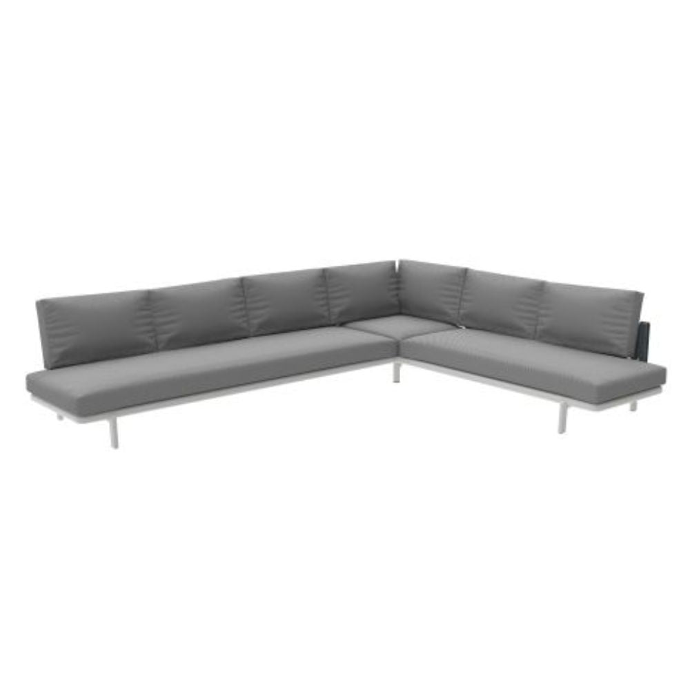 SOFÁ RESOL ANTHEA SYSTEM D | Sofá para Sala de Estar | Estructura de Aluminio Lacada | Cojines y Tapizados Idóneos para Exterior | Interior + Exterior - 70181 - Resol - NOGAL BEAT - Sillon