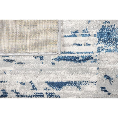 TAPETE LAVIN DENIZ U7015 | Tapete Decorativo para Recepción Hotel Hogar Departamento Sala | GRIS CREMA AZUL | Varias Medidas | Rectangular | Interior - U7015-60 x 90 - LAVIN - NOGAL BEAT - Tapetes