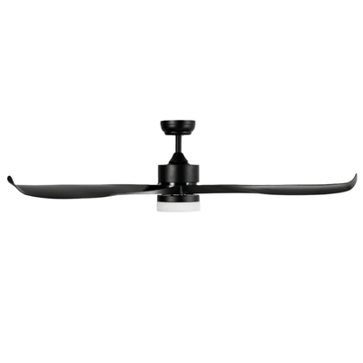 Ventilador Decorativo de Techo para Oficina - MASTERFAN FENIX 52 - Negro - 3 Aspas Áreas Grandes - FENIX 52 - Masterfan - NOGAL BEAT - Ventilador Decorativo