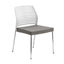 Silla Comercial con Respaldo Flexible para Restaurante - INFINITI HALL 100-05100 - Varios Colores - Asiento Tapizado con 4 Patas en Acero Gris o Cromo