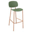 Banco Alto para Bar - INFINITI TONDINA POP - Varios Colores - Asiento y Respaldo en Polipropileno