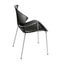 Silla Comercial para Comedor y Restaurante - INFINITI GLOSSY 110-12200 - Varios Colores - Monocasco en Policarbonato de Una Sola Pieza con Estructura Cromada