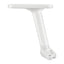 Silla de Oficina Operativa Estructura Blanca - REQUIEZ DEX RS-200 101-00200 - Varios Colores - Base de Nylon 5 Puntas con Asiento y Respaldo Tapizado