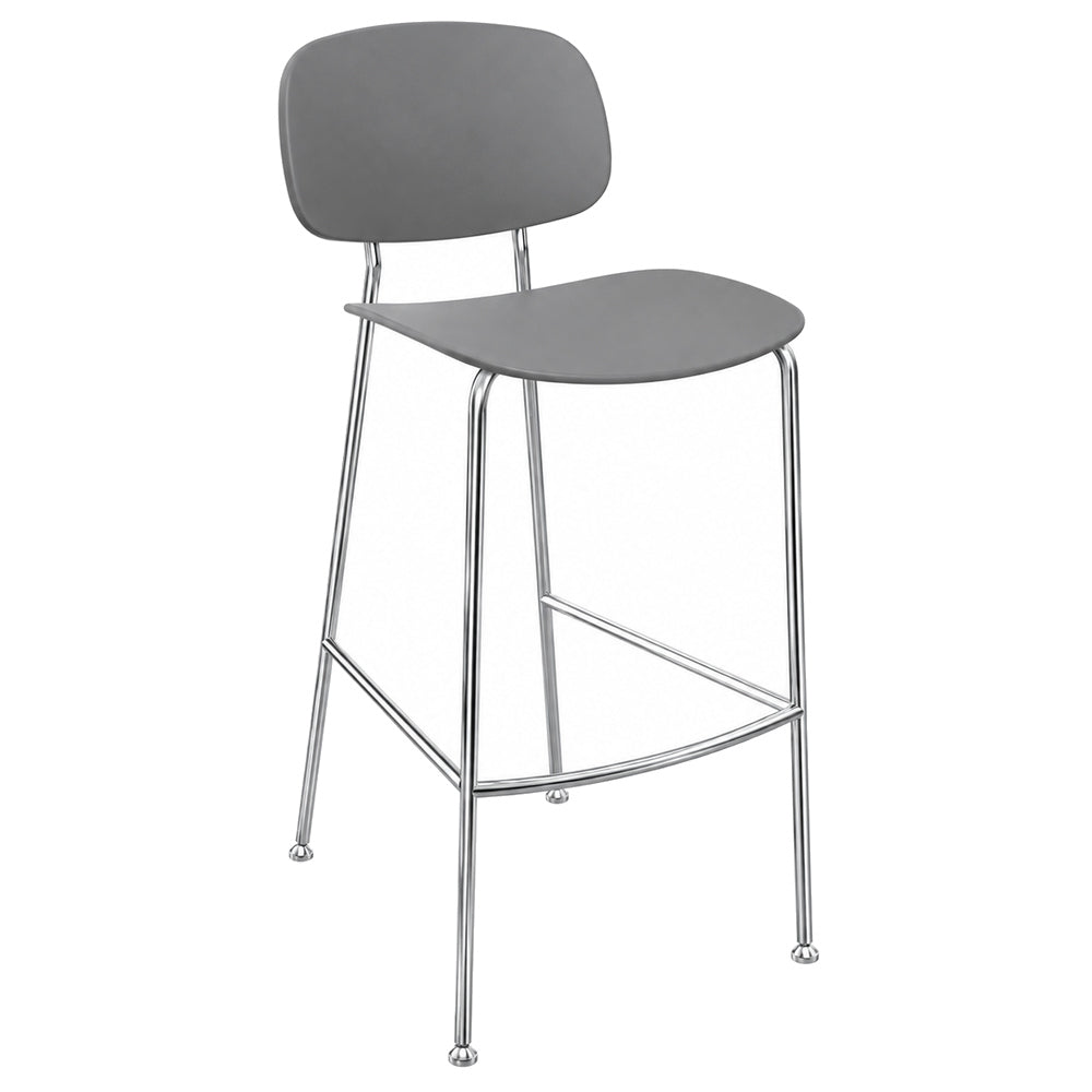 Banco Alto para Bar - INFINITI TONDINA POP - Varios Colores - Asiento y Respaldo en Polipropileno