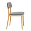 Silla Comercial para Bistró - INFINITI PORTA VENEZIA - Varios Colores - Asiento y Respaldo en Polipropileno Base de Madera