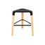 Taburete para Hotel - INFINITI PICAPAU STOOL H46.5 - Varios Colores - Asiento de Polipropileno y Estructura de Madera