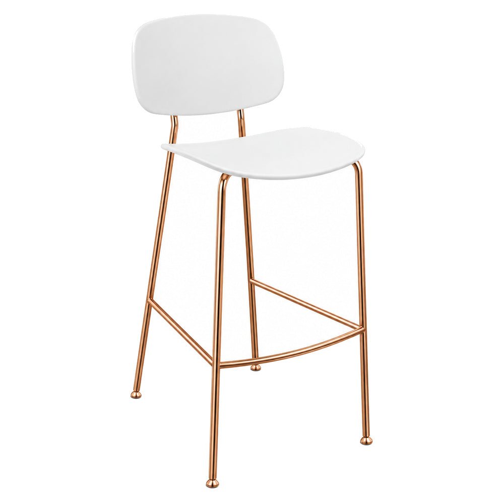 Banco Alto para Bar - INFINITI TONDINA POP - Varios Colores - Asiento y Respaldo en Polipropileno