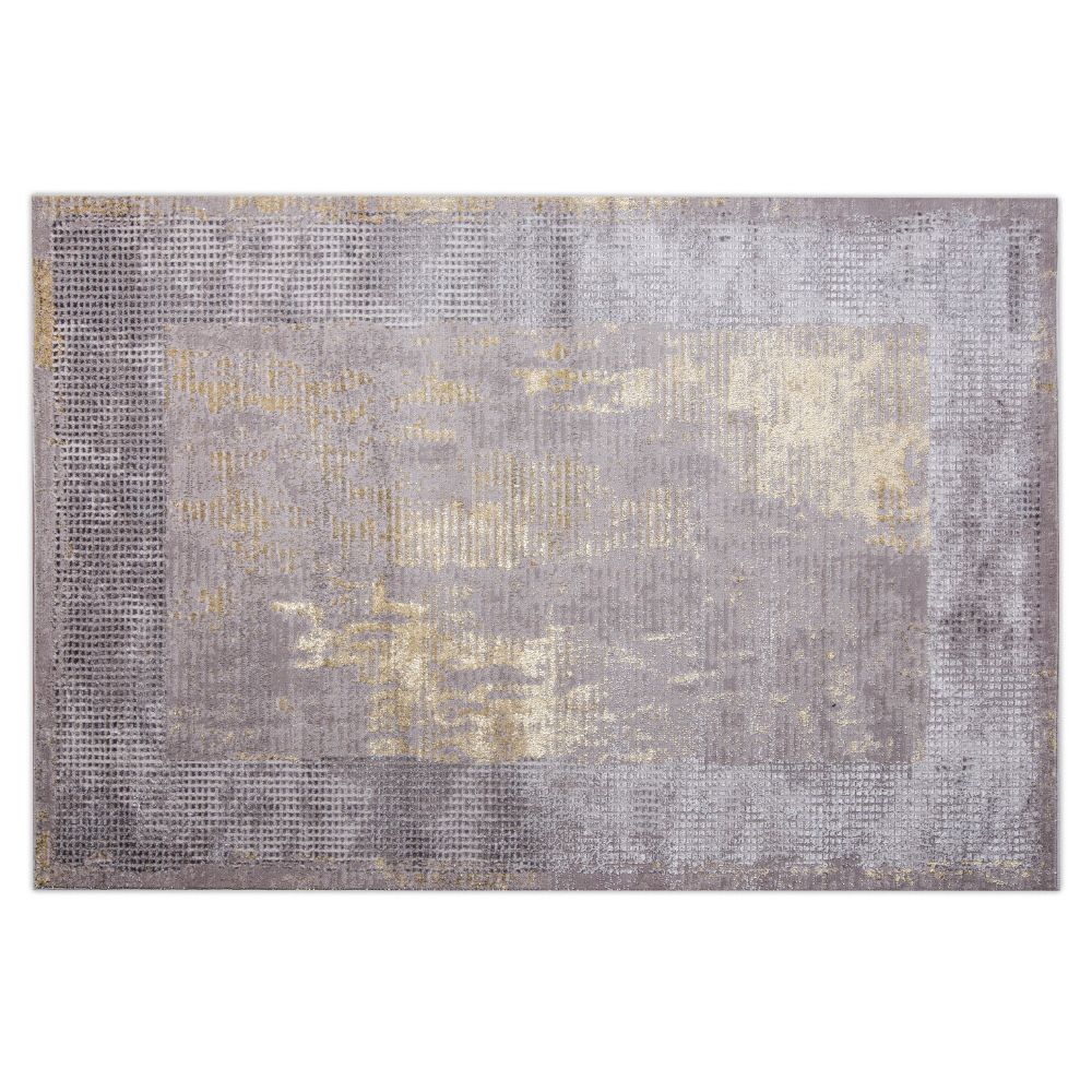TAPETE LAVIN AYDA T9016 | Tapete Decorativo para Recepción Hotel Hogar Departamento Sala | GRIS PLATA | Varias Medidas | Rectangular | Interior | Hotel Habitación Airbnb Sala Recamara Estudio