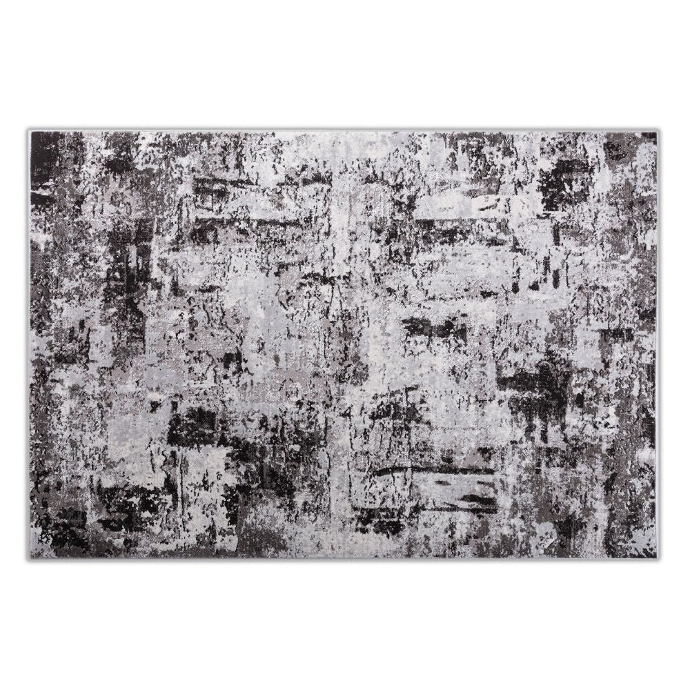 TAPETE LAVIN AYDA T9025 | Tapete Decorativo para Recepción Hotel Hogar Departamento Sala | GRIS OSCURO | Varias Medidas | Rectangular | Interior| Hotel Habitación Airbnb Sala Recamara Estudio