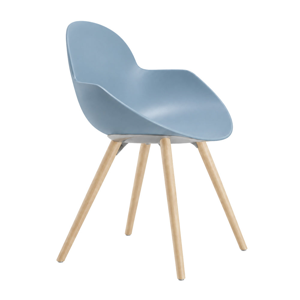 Silla de Oficina Visita - INFINITI COOKIE - Varios Colores - Asiento y Respaldo en Polipropileno