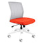 Silla de Oficina Operativa Estructura Blanca - REQUIEZ DEX RS-200 101-00200 - Varios Colores - Base de Nylon 5 Puntas con Asiento y Respaldo Tapizado