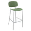 Banco Alto para Bar - INFINITI TONDINA POP - Varios Colores - Asiento y Respaldo en Polipropileno