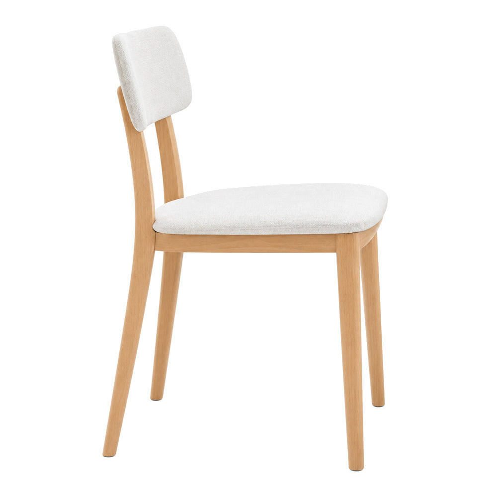Silla Comercial para Bistró - INFINITI PORTA VENEZIA - Varios Colores - Asiento y Respaldo en Polipropileno Base de Madera