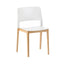 Silla Comercial para Bistró- INFINITI SETTESUSETTE - Varios Colores - Asiento y Respaldo en Polipropileno Estructura Haya Maciza