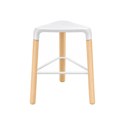 Taburete para Hotel - INFINITI PICAPAU STOOL H46.5 - Varios Colores - Asiento de Polipropileno y Estructura de Madera