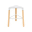 Taburete para Hotel - INFINITI PICAPAU STOOL H46.5 - Varios Colores - Asiento de Polipropileno y Estructura de Madera