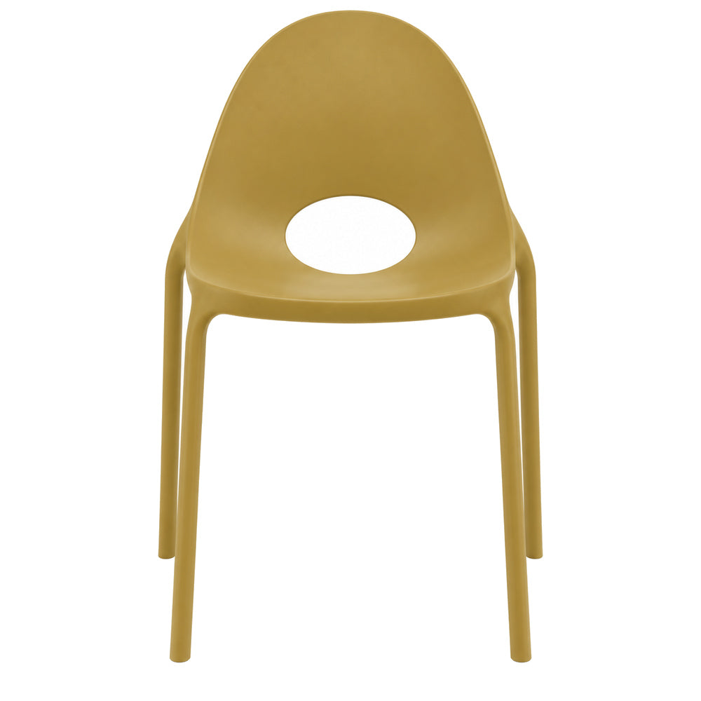 Silla Comercial para Cafetería - INFINITI DROP - Varios Colores - Asiento y Respaldo en Polipropileno