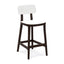 Banco Alto para Bar - INFINITI PORTA VENEZIA - Varios Colores - Asiento y Respaldo en Polipropileno Base de Madera