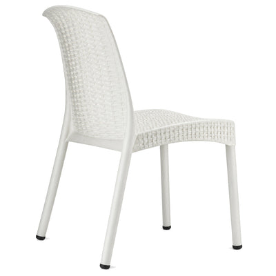 Silla Diseño Tejido - LABENZE OLIMPIA 155-08550 - Blanco - Estructura Aluminio Cubierta