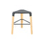 Taburete para Hotel - INFINITI PICAPAU STOOL H46.5 - Varios Colores - Asiento de Polipropileno y Estructura de Madera
