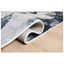 TAPETE LAVIN BELMA U6023 | Tapete Decorativo para Recepción Hotel Hogar Departamento Sala | PLANTA NEGRO | Varias Medidas | Rectangular | Interior | Hotel Habitación Airbnb Sala Recamara Estudio