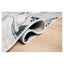 TAPETE LAVIN BELMA U6022 | Tapete Decorativo para Recepción Hotel Hogar Departamento Sala | PLATA NEGRO | Varias Medidas | Rectangular | Interior | Hotel Habitación Airbnb Sala Recamara Estudio