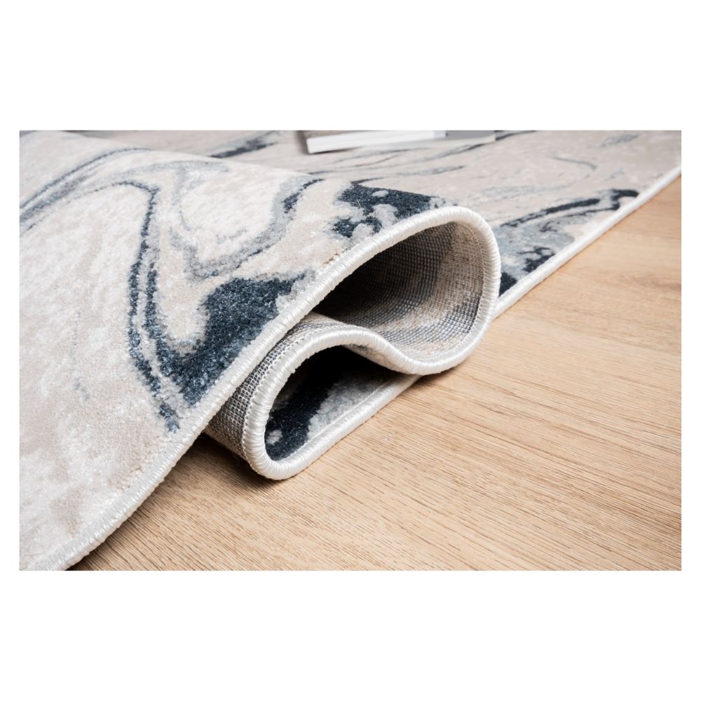 TAPETE LAVIN BELMA U6022 | Tapete Decorativo para Recepción Hotel Hogar Departamento Sala | PLATA NEGRO | Varias Medidas | Rectangular | Interior | Hotel Habitación Airbnb Sala Recamara Estudio