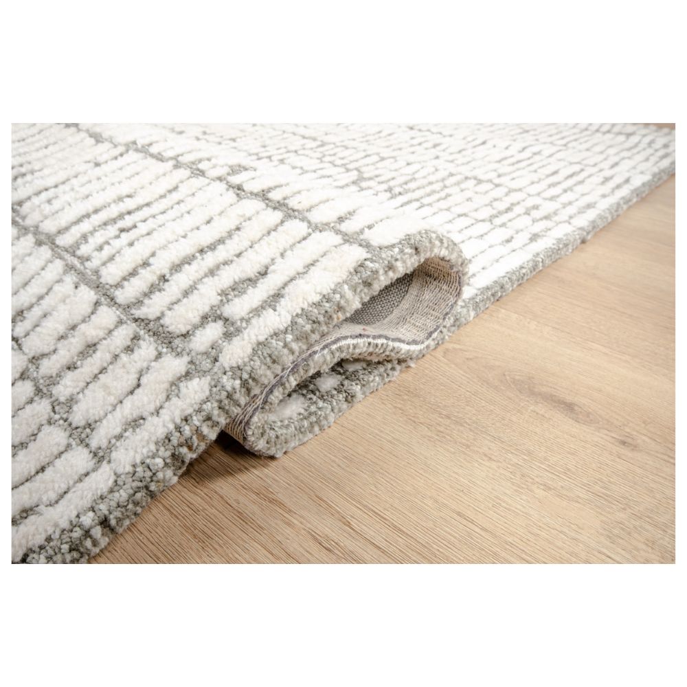 TAPETE LAVIN BALLY N2009 | Tapete Decorativo para Recepción Hotel Hogar Departamento Sala | GRIS MARFIL | Varias Medidas | Rectangular | Interior | Hotel Habitación Airbnb Sala Recamara Estudio