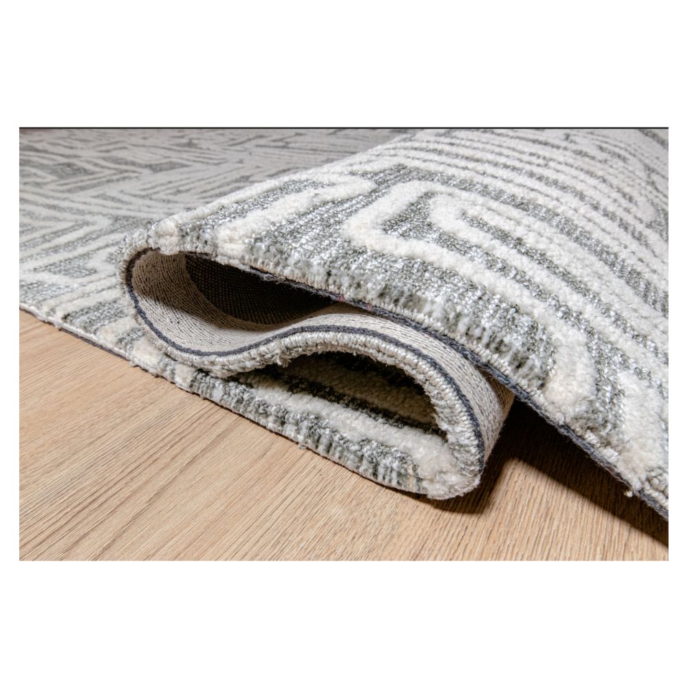 TAPETE LAVIN BALLY N2005 | Tapete Decorativo para Recepción Hotel Hogar Departamento Sala | GRIS BEIGE | Varias Medidas | Rectangular | Interior | Hotel Habitación Airbnb Sala Recamara Estudio