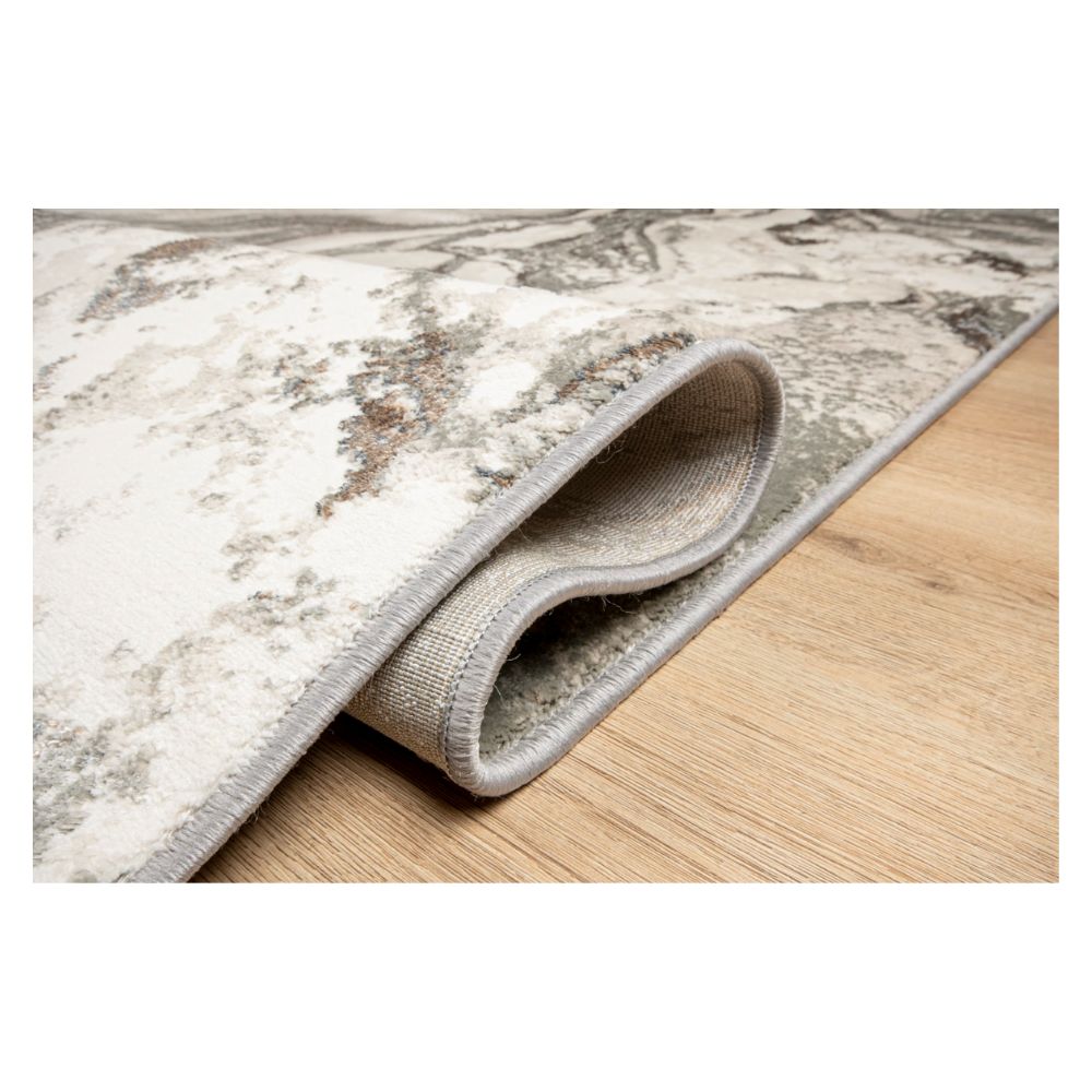 TAPETE LAVIN BESNI T4037 | Tapete Decorativo para Recepción Hotel Hogar Departamento Sala | GRIS ORO | Varias Medidas | Rectangular Circular | Interior | Hotel Habitación Airbnb Sala Recamara Estudio