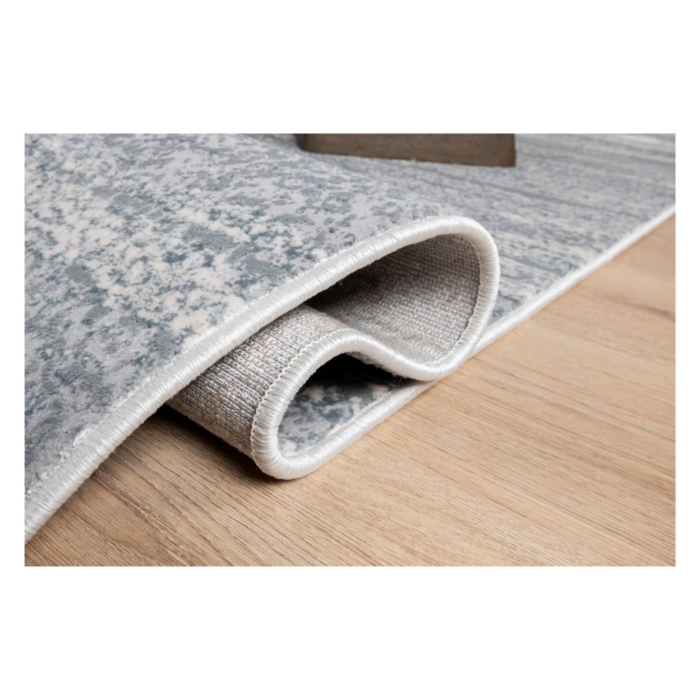 TAPETE LAVIN BELMA U6024 | Tapete Decorativo para Recepción Hotel Hogar Departamento Sala | PLATA GRIS | Varias Medidas | Rectangular | Interior | Hotel Habitación Airbnb Sala Recamara Estudio