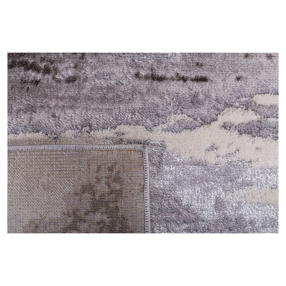 TAPETE LAVIN AYDA T9027 | Tapete Decorativo para Recepción Hotel Hogar Departamento Sala | GRIS PLATA | Varias Medidas | Rectangular | Interior | Hotel Habitación Airbnb Sala Recamara Estudio
