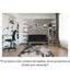 TAPETE LAVIN AYDA T9015 | Tapete Decorativo para Recepción Hotel Hogar Departamento Sala | GRIS PLATA | Varias Medidas | Rectangular | Interior | Hotel Habitación Airbnb Sala Recamara Estudio