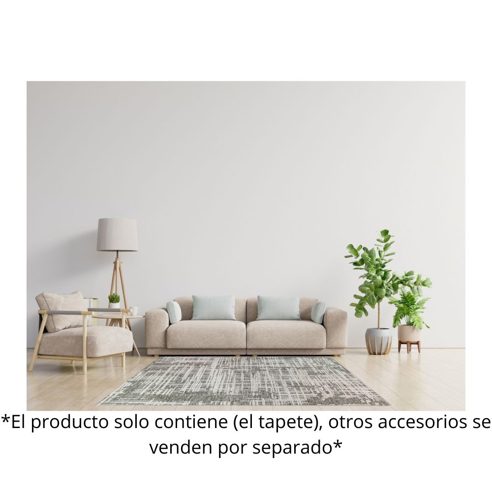 TAPETE LAVIN BALLY N2006 | Tapete Decorativo para Recepción Hotel Hogar Departamento Sala | AZUL | Varias Medidas | Rectangular | Interior | Hotel Habitación Airbnb Sala Recamara Estudio