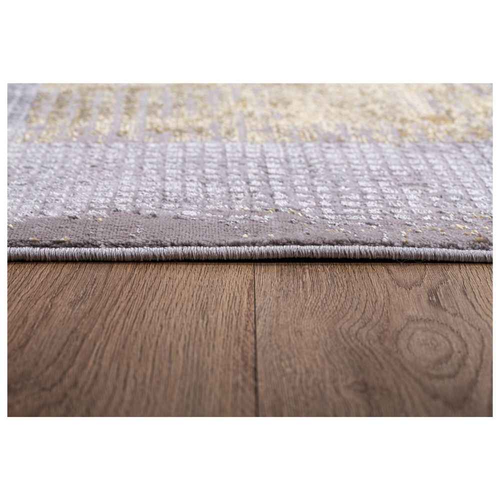 TAPETE LAVIN AYDA T9016 | Tapete Decorativo para Recepción Hotel Hogar Departamento Sala | GRIS PLATA | Varias Medidas | Rectangular | Interior | Hotel Habitación Airbnb Sala Recamara Estudio