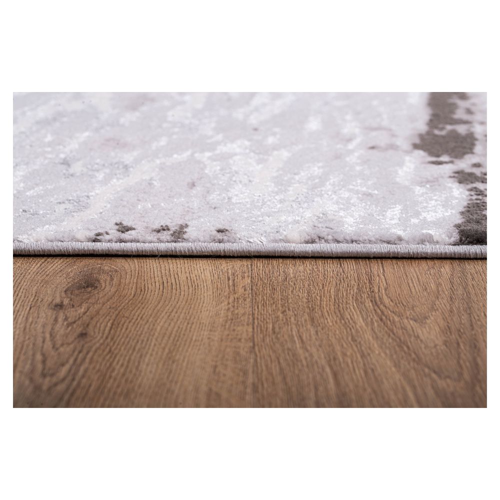 TAPETE LAVIN AYDA T9027 | Tapete Decorativo para Recepción Hotel Hogar Departamento Sala | GRIS PLATA | Varias Medidas | Rectangular | Interior | Hotel Habitación Airbnb Sala Recamara Estudio
