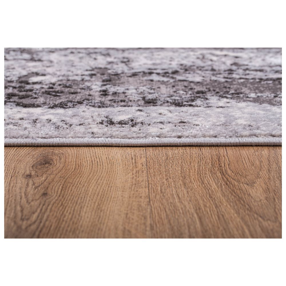 TAPETE LAVIN AYDA T9023 | Tapete Decorativo para Recepción Hotel Hogar Departamento Sala | GRIS OSCURO | Varias Medidas | Rectangular | Interior | Hotel Habitación Airbnb Sala Recamara Estudio