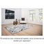 TAPETE LAVIN BELMA U6022 | Tapete Decorativo para Recepción Hotel Hogar Departamento Sala | PLATA NEGRO | Varias Medidas | Rectangular | Interior | Hotel Habitación Airbnb Sala Recamara Estudio