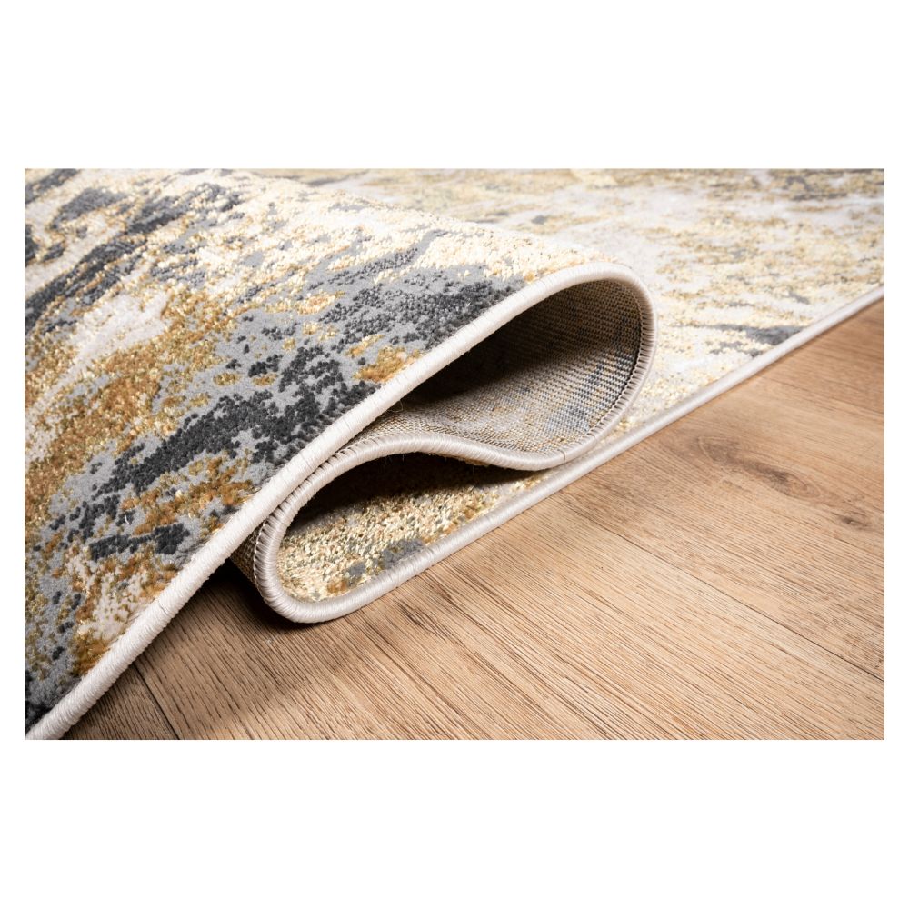 TAPETE LAVIN ARTEMA U6007 | Tapete Decorativo para Recepción Hotel Hogar Departamento Sala | ORO TAUPE | Varias Medidas | Rectangular Circular | Interior | Hotel Habitación Airbnb Sala Recamara Estudio