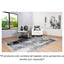 TAPETE LAVIN ARTEMA U6013 | Tapete Decorativo para Recepción Hotel Hogar Departamento Sala | GRIS PLATA | Varias Medidas | Rectangular Circular | Interior | Hotel Habitación Airbnb Sala Recamara Estudio