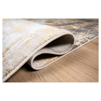 TAPETE LAVIN ARTEMA U6014 | Tapete Decorativo para Recepción Hotel Hogar Departamento Sala | ORO TAUPE | Varias Medidas | Rectangular | Interior | Hotel Habitación Airbnb Sala Recamara Estudio