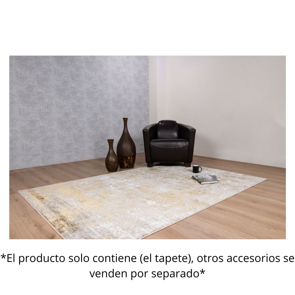 TAPETE LAVIN ARTEMA U6015 | Tapete Decorativo para Recepción Hotel Hogar Departamento Sala | ORO TAUPE | Varias Medidas | Rectangular Circular | Interior | Hotel Habitación Airbnb Sala Recamara Estudio
