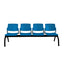 LABENZE ARETA | Banca Lugar Público Sala de Espera Aeropuerto Hospital | 2 3 4 Piezas Bases Laterales Asiento Tubular Pintado | Varios Colores | Polipropileno | Patas Acero Pintado o Cromado Pintado | Interior | Dos Tres Cuatro Piezas Asiento Respaldo Polipropileno Bases Laterales Asiento Tubular Acero Pintado Cromado Travesaño PTR Pintado Interior Comercial