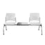 Banca para Sala de Espera 2 Plazas y Mesa - LABENZE REPLAY 108-6203M - Varios Colores - Respaldo Multiperforado y Estructura Tubular Cromo Banca De Visita Para Oficina Banca Para Sala De Espera Banca Para Recepción Banca Para Sala De Juntas Banca Para Sala De Conferencias Banca Para Área De Espera Banca Para Sala De Reuniones Banca Para Oficina Minimalista Banca Para Oficina De Marketing Banca Para Oficina De Ventas Banco De Aeropuerto Banco De Estación De Tren Banco De Terminal De Autobús Banco De Gimnasio