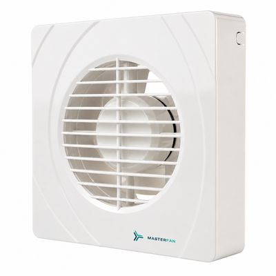 Extractor de Aire para Baños Completos - MASTERFAN TURBO 6 - Blanco - Operación Silenciosa