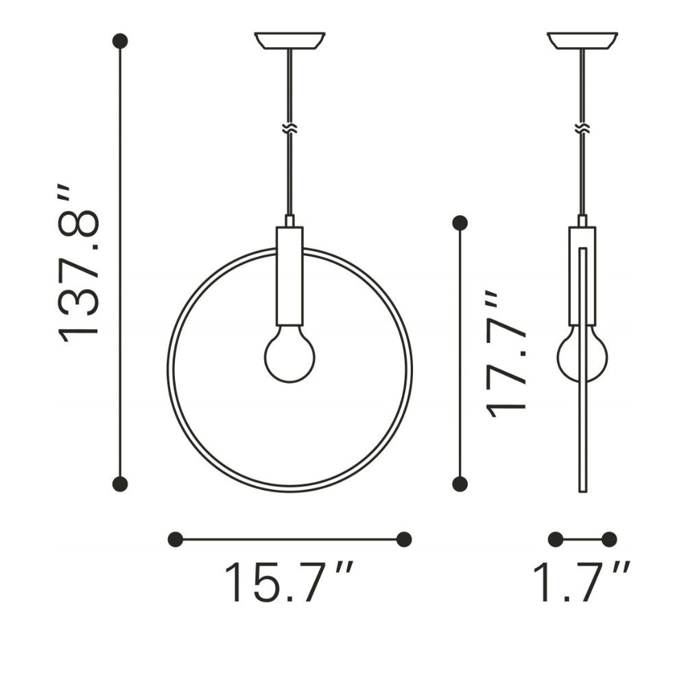 Lámpara de Techo para Barra | Latón Oro | Acero Galvanizado | Interior Cuarto Sala de Espera Habitación Decorativa Hogar Interior Decorativos Lampara Iluminacion Lampara Piso Lampara Moderna Luz Cocina Sala de Estar Dormitorio LÁMPARA NOGAL BEAT IRENZA